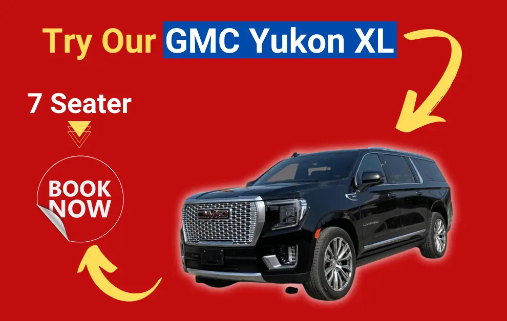 GMC Yukon XL 7 Seater Rental